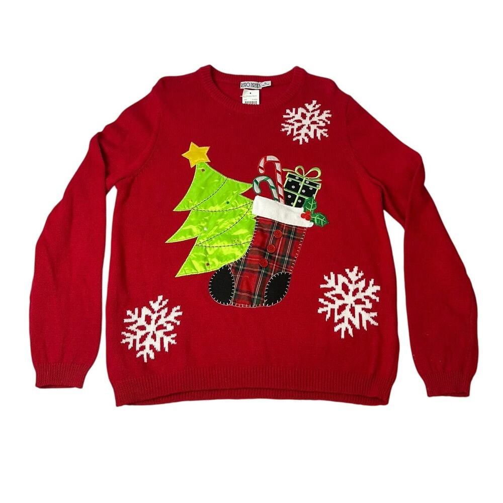 Ugly Christmas Sweater Novelty Party‎ Sweater Retro Fun Holiday Size XL